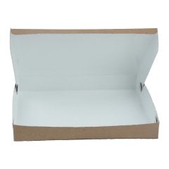 Kutu Baklava 1000 Gr Lık Kraft 24x17,5x3,5 cm 100 Adetli