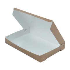 Kutu Baklava 500 Gr Lık Kraft 21,6x12,5x4 cm 100 Adetli
