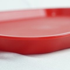 Tepsi Fastfood Plastik 36x27 Cm Kırmızı