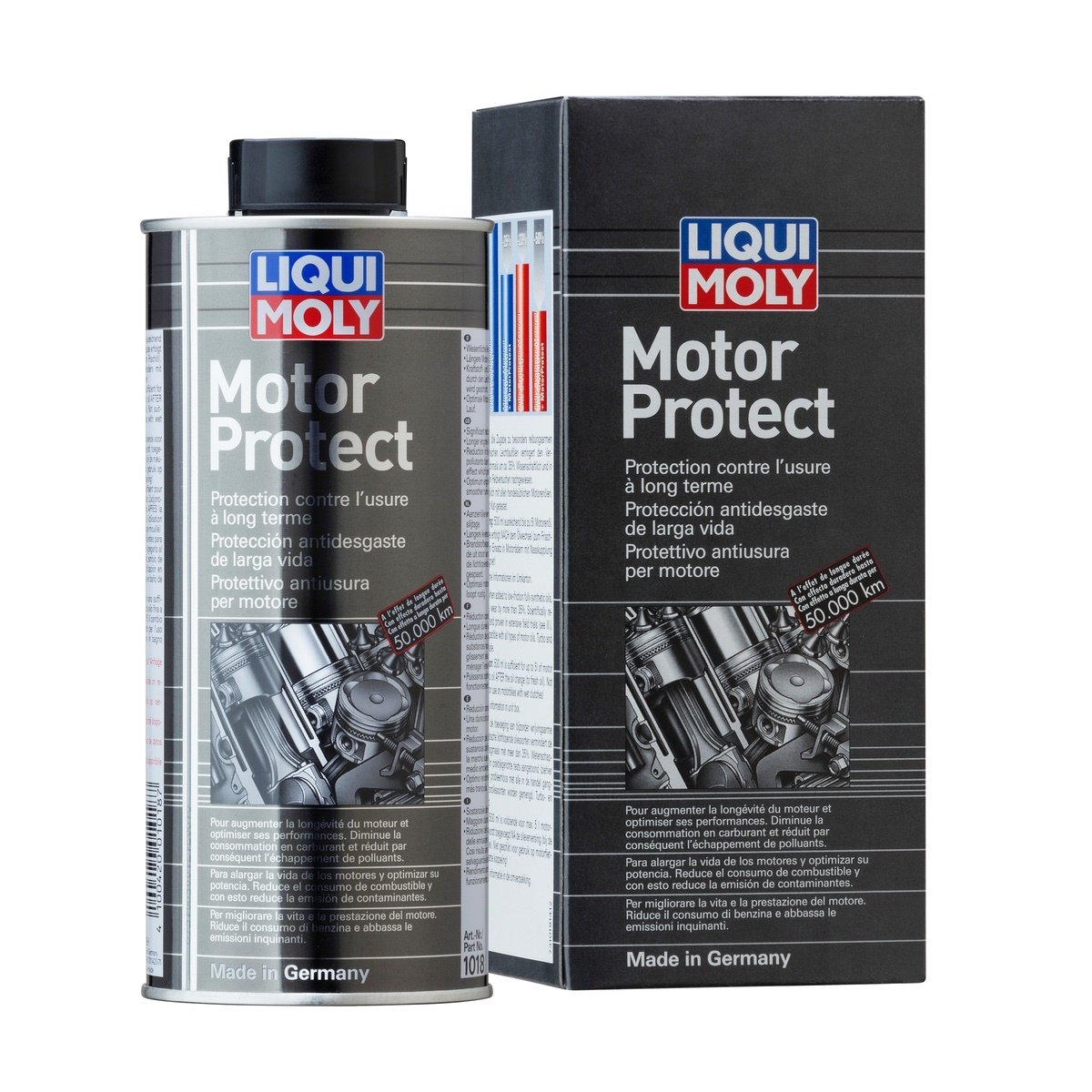 LIQUI MOLY 1018 | Motor Protect Sentetik Motor Koruma Yağ Katkısı 500 ml (1018)