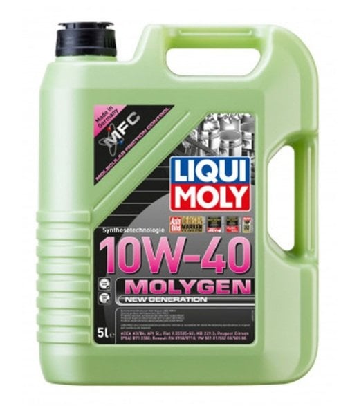 LIQUI MOLY 10W-40 Motor Yağı Molygen New Generation 5 Litre (9951)