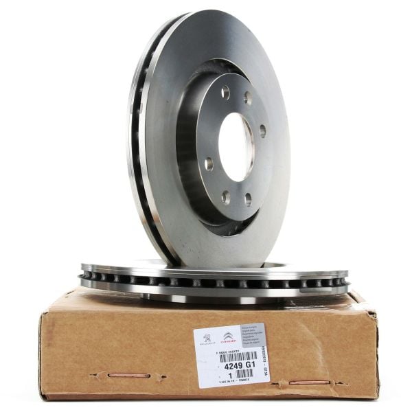 PSA 4249.G1 | Citroen C-Elysee 2012-2020 Ön Fren Disk Takımı Orjinal