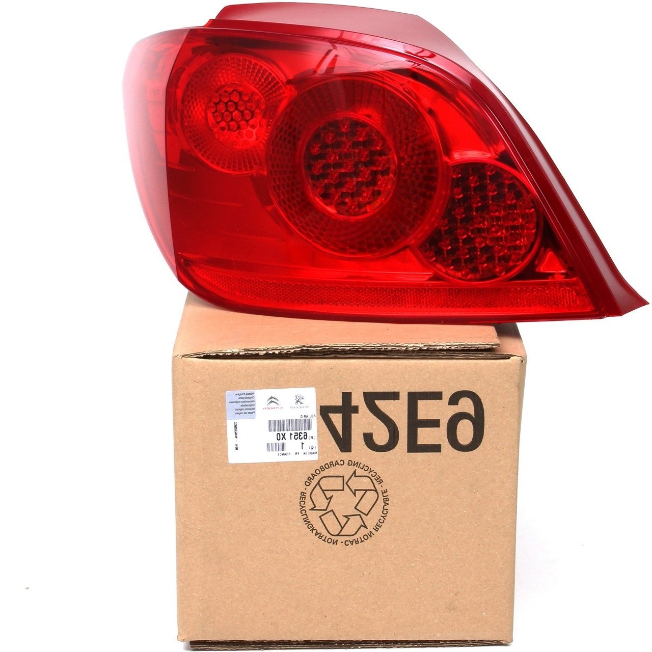 PSA 6350.X0 | Peugeot 307 2006-2009 Sol Stop Lambası Orjinal