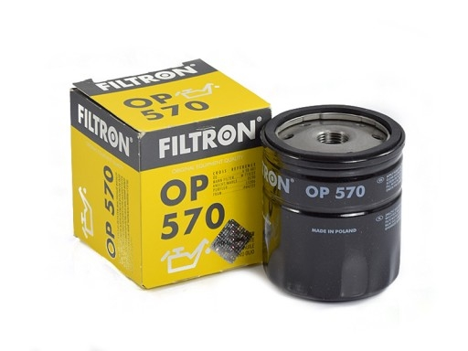 FILTRON OP570 | Opel Astra H 1.6 Twinport (Z16XEP) Demir Tip Yağ Filtresi