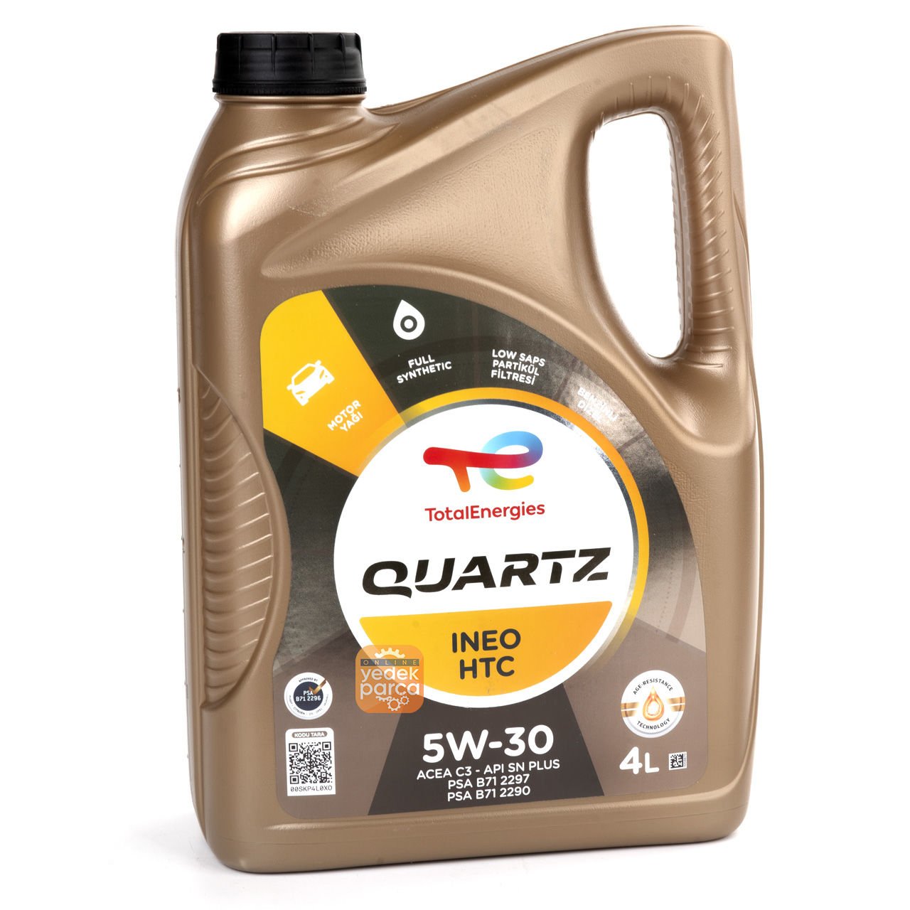 Total Quartz İneo HTC 5W-30 Motor Yağı 4 Litre