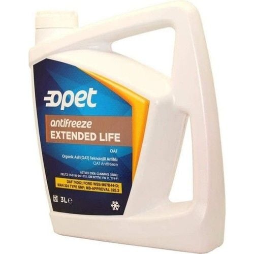 Opet Antifreeze Extended Life Kırmızı Antifriz 3 Litre