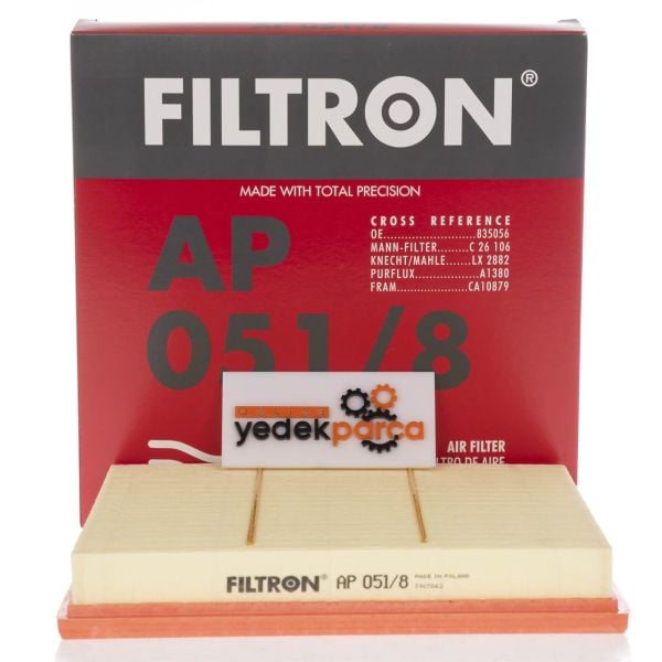 FILTRON AP051-8 | / Chevrolet Cruze 1.6 Benzinli Hava Filtresi AP051/8