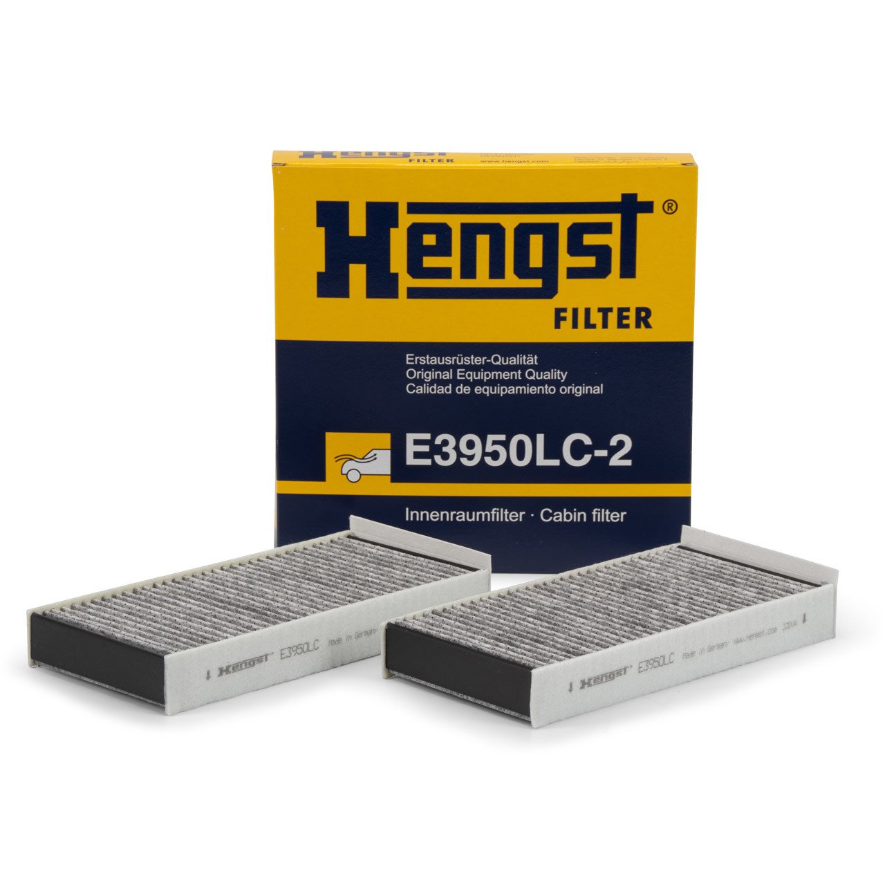 HENGST E3950LC-2 | Bmw X1 Serisi F48 Kasa Karbonlu Polen Filtresi Çiftli