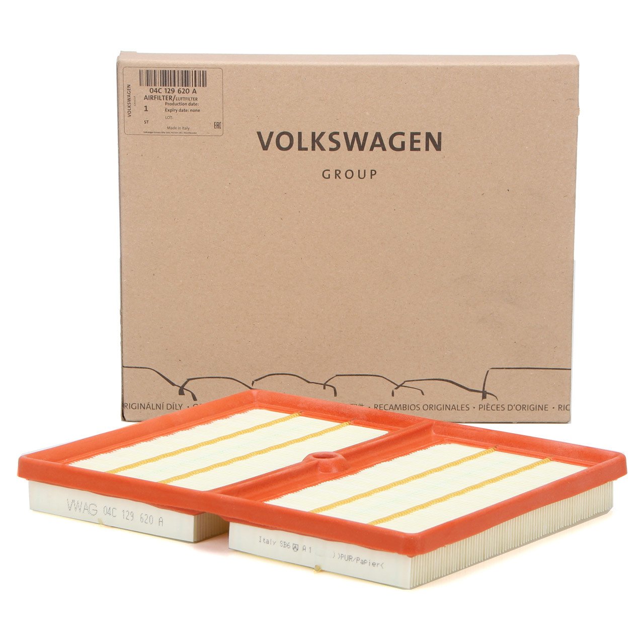 VAG / ORJINAL 04C129620A | Volkswagen Golf 7 1.0 TSI Hava Filtresi Orjinal