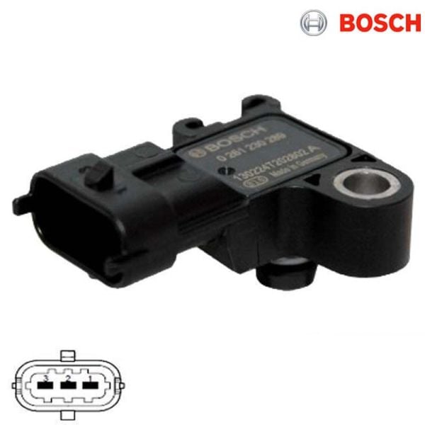 BOSCH 0261230289 | Opel Astra J 1.6 115 BG (A16XER) Map Sensörü