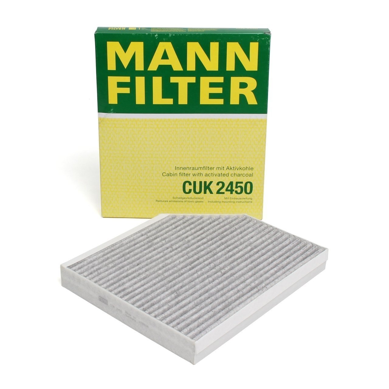 MANN CUK2450 | Audi Q5 Tüm Modellere Uyumlu Karbonlu Polen Filtresi