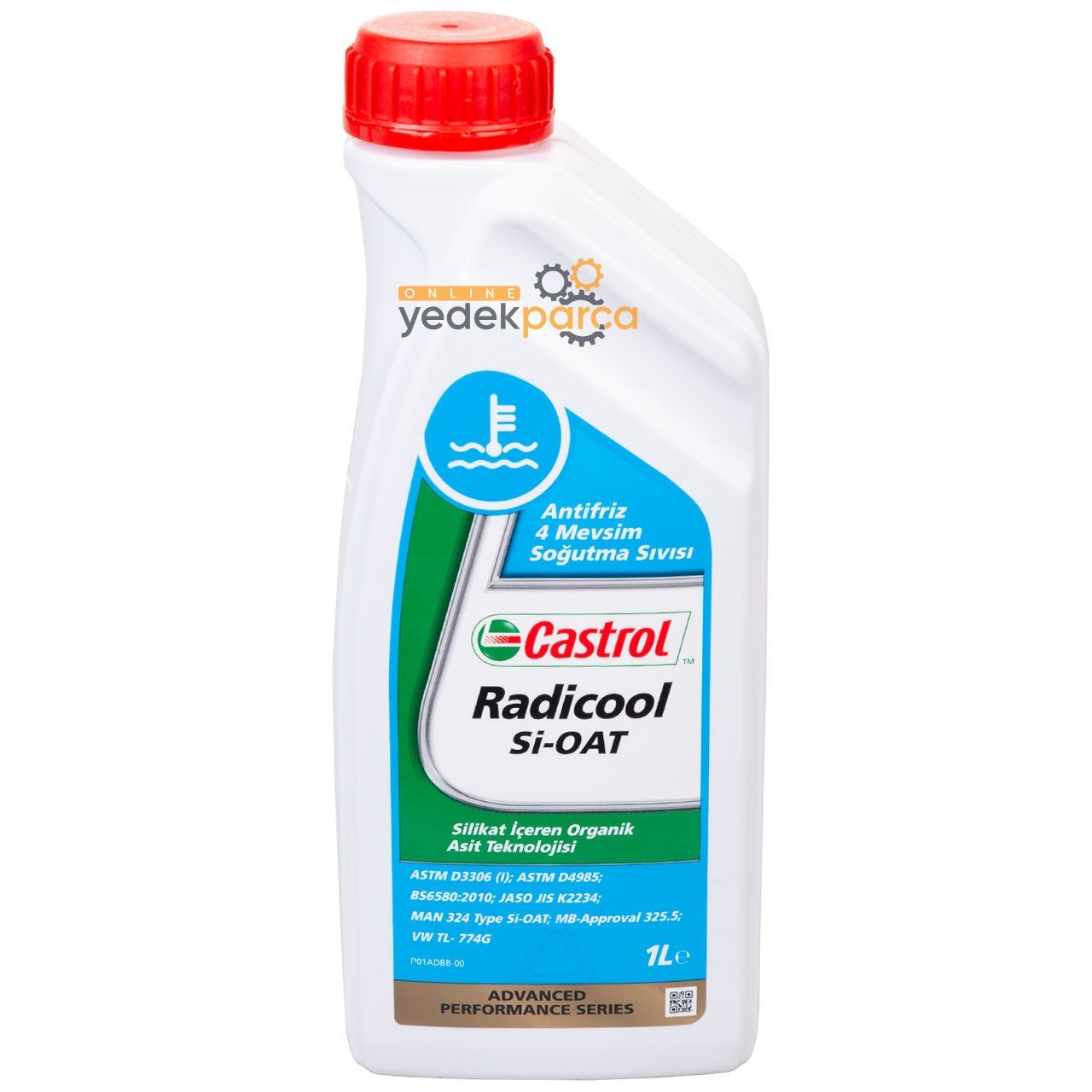 Castrol Radicool SIOAT - 1 Litre Organik Eflatun Antifriz (Volkswagen G13 Onaylı)