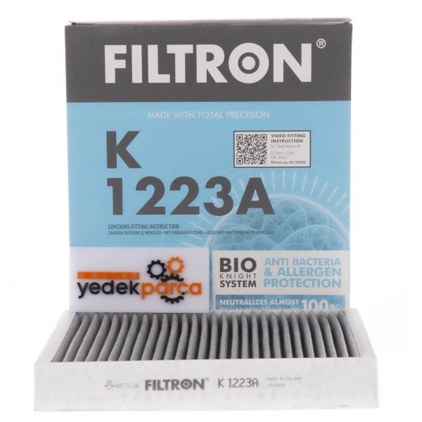 FILTRON K1223A | Chevrolet Yeni Aveo Karbonlu Polen Filtresi 1808246