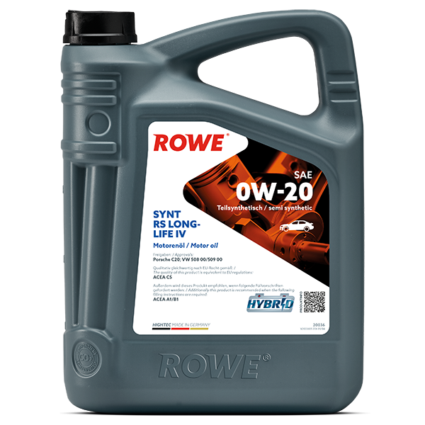 ROWE Hightec Synt Rs Longlife IV Sae 0w20 Motor Yağı 4 Litre