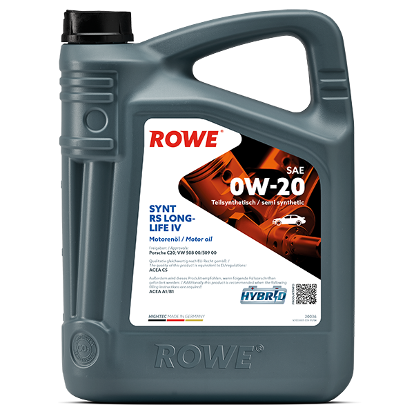 ROWE Hightec Synt Rs Longlife IV Sae 0w20 Motor Yağı 4 Litre