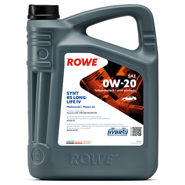 ROWE Hightec Synt Rs Longlife IV Sae 0w20 Motor Yağı 5 Litre