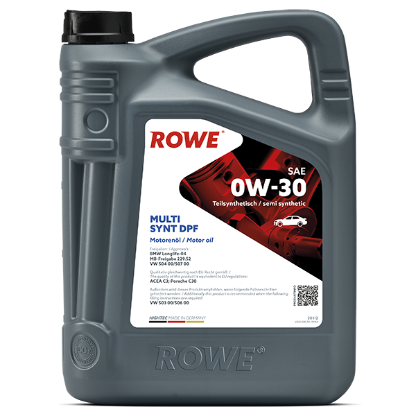 Rowe Hightec Multi Synt Dpf SAE 0W30 Motor Yağı 5 Litre