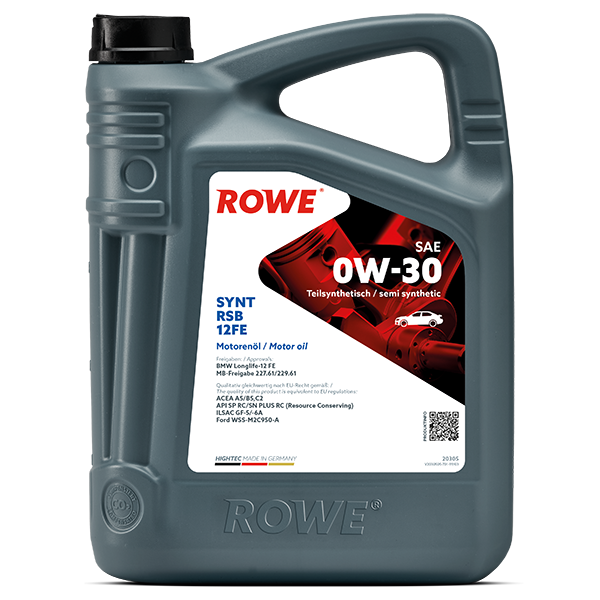 ROWE 20305-0040-99 | Hightec Synt Rsb 12FE 0W30 Motor Yağı 4 Litre