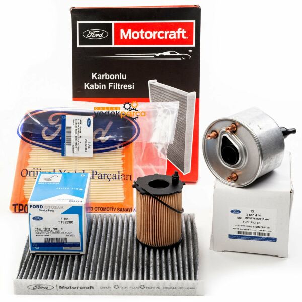 Ford Courier 2012-2019 1.5 TDCI Periyodik Bakım Seti Motorcraft Set Orjinal