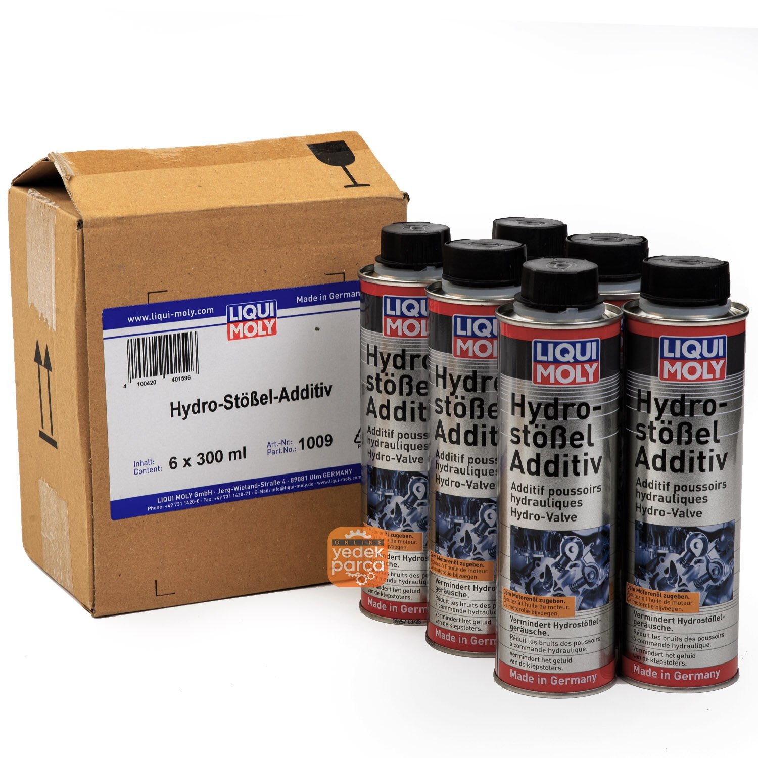 LIQUI MOLY 1009 | LQUI MOLY Subap iteceği (Lifter) Katkısı 300 ml (1009) 6 Lı Paket