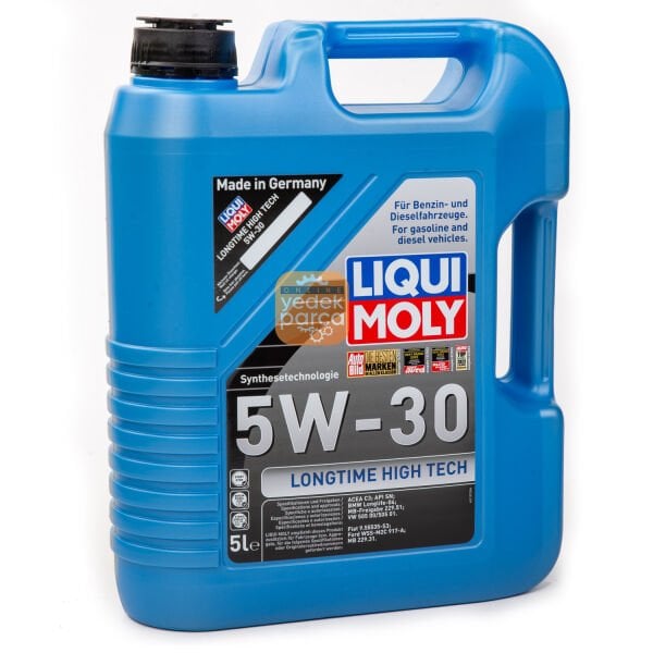 LIQUI MOLY 5W-30 Motor Yağı DPF`li Sentetik LONGTIME HIGH TECH 5 Litre (9507)