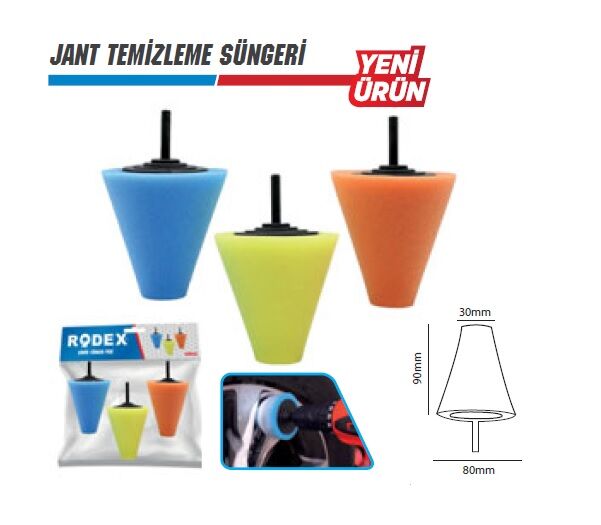 Rodex Koni Sünger Pad (Jant Temizliği İçin)