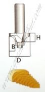 MAKİTA D-48468 BALIK SIRTI FREZE BIÇAĞI (6 mm Şaftlı)