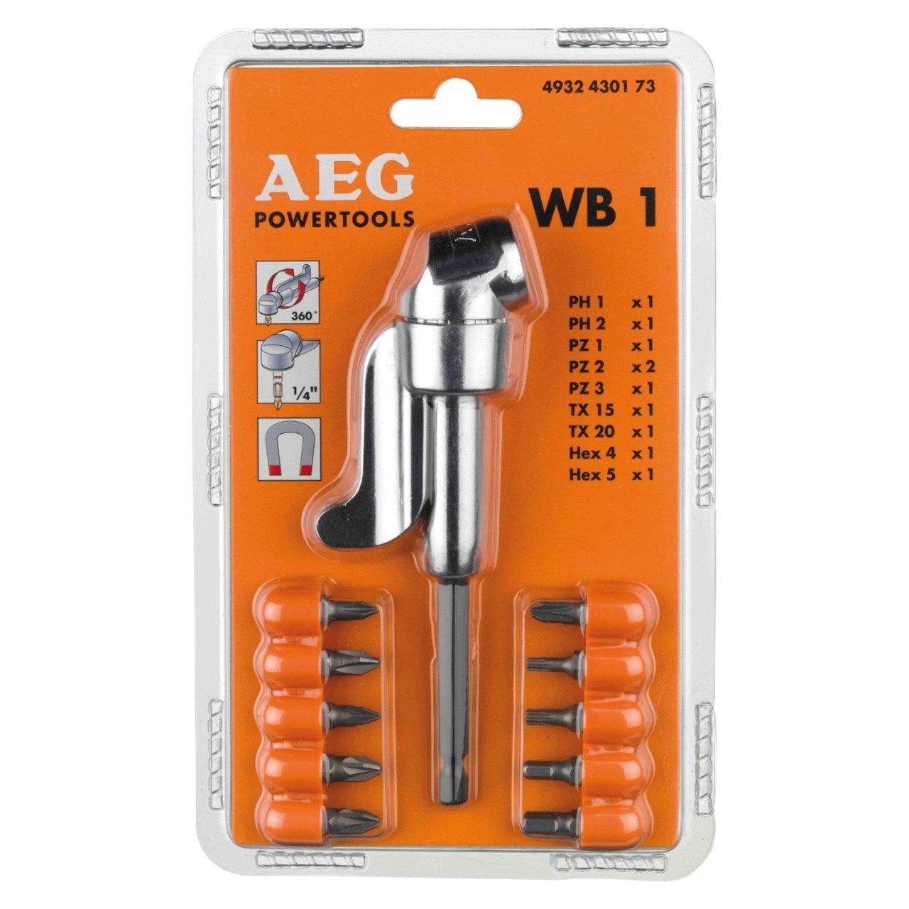 AEG BİTS KÖŞE VİDALAMA APARATI 1/4''