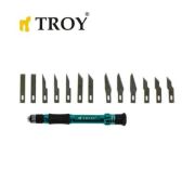 Troy 21604 Hobi maket Bıçağı Seti 14 parça
