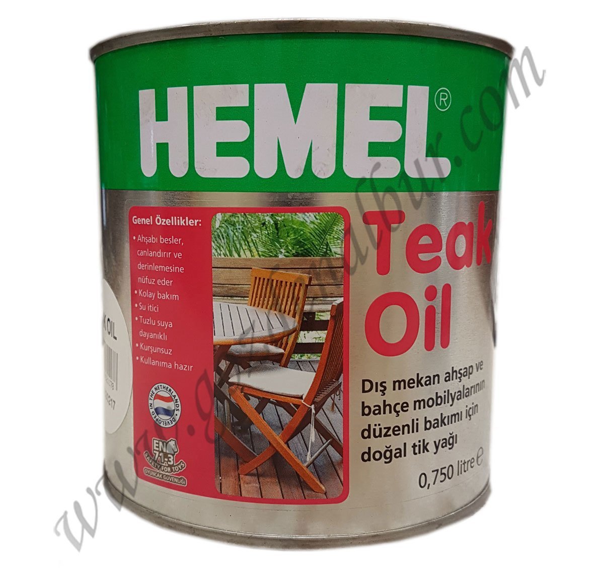 HEMEL TİK YAĞI 0,75 LT.