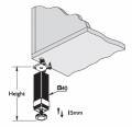 40*40 KARE 15 cm BAZA AYAĞI INOX GÖRÜNÜMLÜ