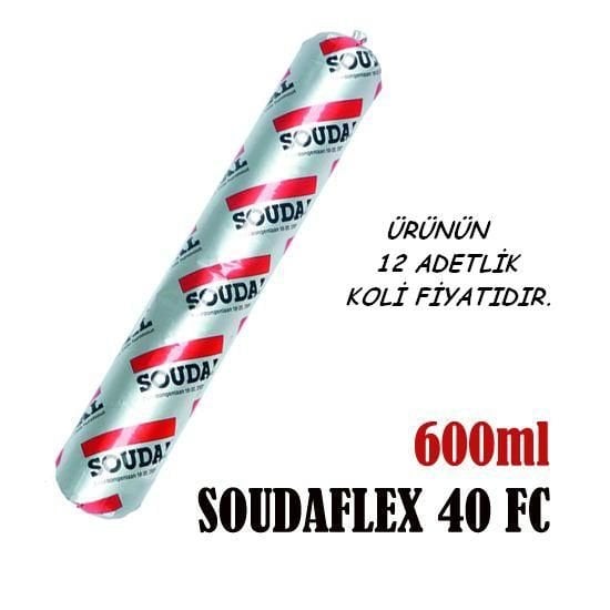 SOUDAL GRİ SOUDAFLEX 40FC SOSİS 600ml.(12 adet)