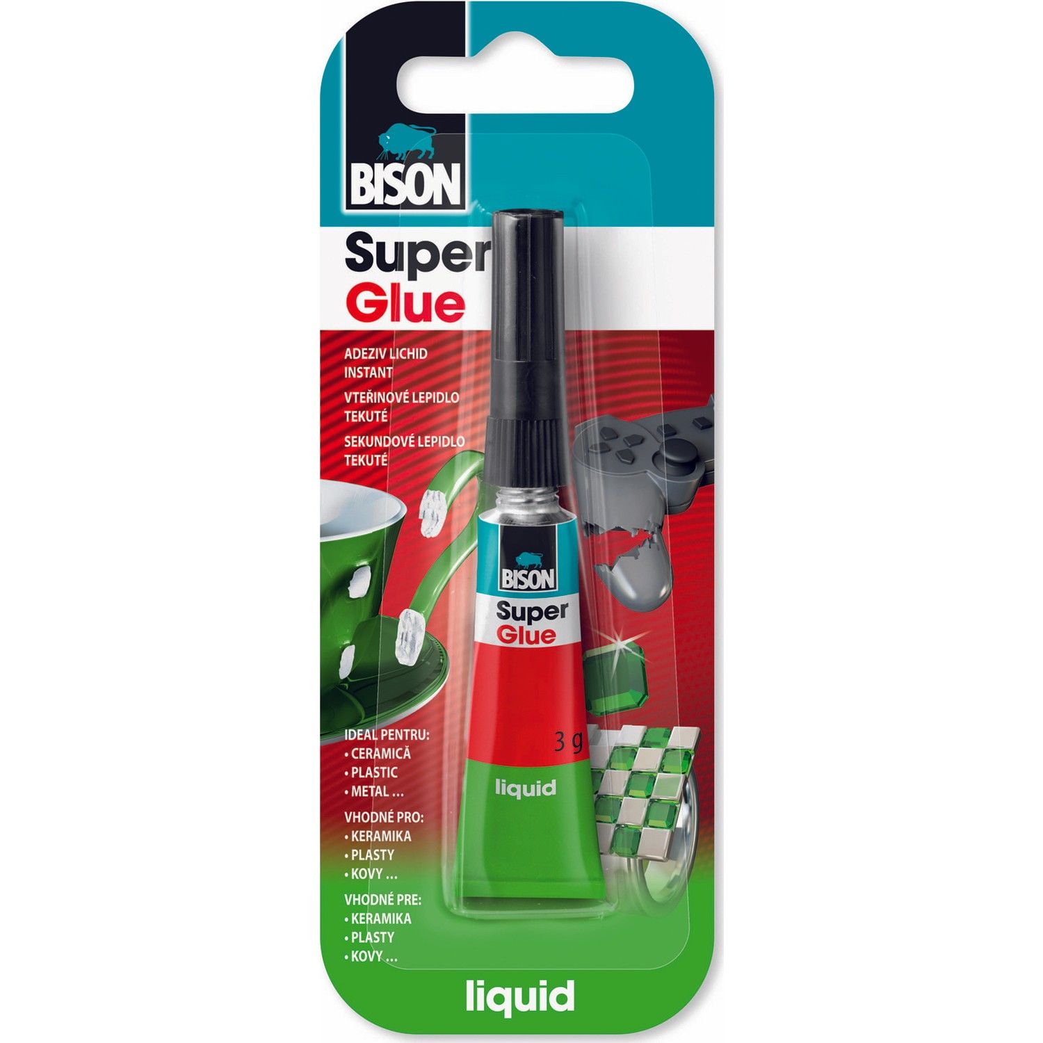 Bison  Süper Glue  Japon Yapıştırıcı 3 gr.