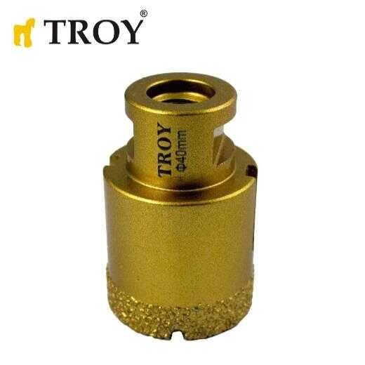 Troy  40 mm M14 Dişli  Mermer ve Granit Delme Pancı