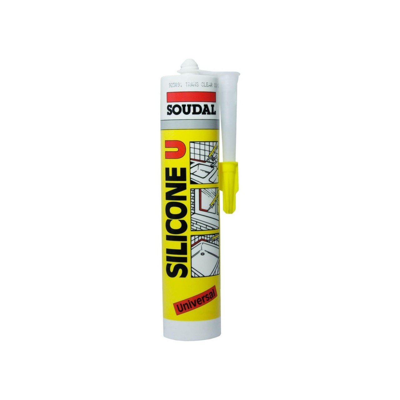 SOUDAL SİLİKON ŞEFFAF SİLİKON 280 gr.