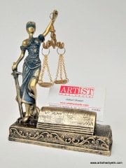 Adalet Heykeli Kartvizitlik (18 cm)