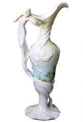 Porselen Kadınlı Vazo