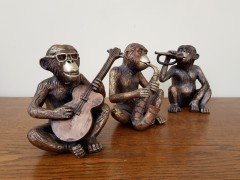 Üç Maymun Biblo ( Çalgıcı Maymunlar )