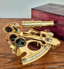 Ahşap Kutulu Sextant