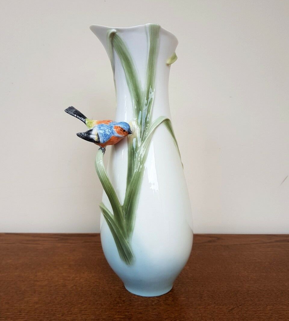 Porselen Kuşlu Vazo