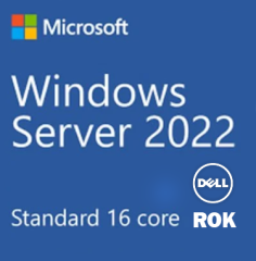 DELL WINDOWS SERVER 2022 STANDARD ROK (16 CORE)
