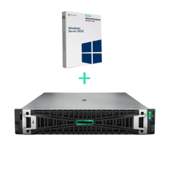 HPE Srv DL380 Gen11 1*Xeon Silver 4410Y + HPE P46171-A21 Windows Server 2022 Standard ROK (16 CORE)