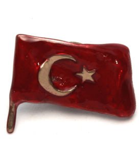 Blora Türk Bayrağı 3D Rozet