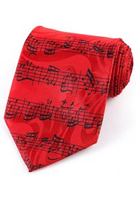 Omark Cotton Red Music Kravat