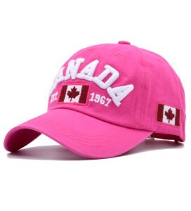 Omark Cotton Pembe Kanada Şapka