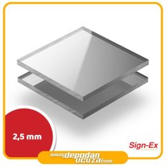 2.5 mm Gümüş Ayna Akrilik & Pleksi (122x244 cm)