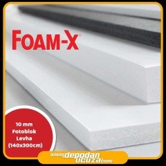 10 mm Foam-x Fotoblok Levha (140x300 cm)