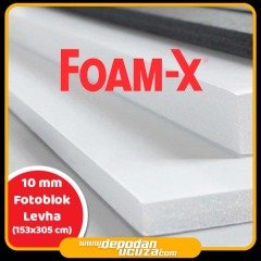 10 mm Foam-x Fotoblok Levha (153x305 cm)