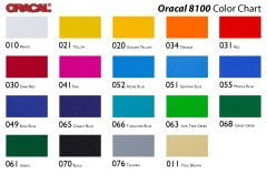 Oracal 8100 Seri Translucent Folyo