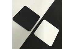 3 mm Dökme Black White Pleksi (Akrilik) Levha